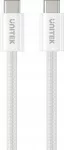 &bdquo;Unitek&ldquo; USB-C &ndash; USB-C kabelis, 1 m, baltas (C14141AWH01-1M)
