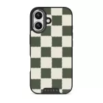 Retro Grid - iPhone 17 Case, Elite Dark (MagSafe) / Silver