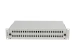 Fiber Optic Patch Panel 48XSC Simplex / 48XLC Duplex 19 inches 2U Grey + accessories