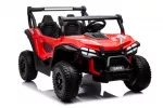 LEAN CARS S618 4x4 vaiki&scaron;kas elektrinis automobilis, 24 V, raudonas