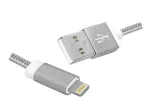 Lamex LX8447 USB Cable for iPhone 1m / silver