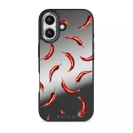 Hot Chilli - iPhone 17 Case, Elite Mirror Dark (MagSafe) / Silver