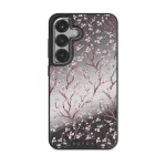 Sakura - Samsung Galaxy S25 Plus Case, Elite Mirror Dark (Magnetic) / Silver