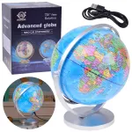 Interactive globe 2 in 1 LAMP - illuminated, gyroscopic 20cm ZA6215