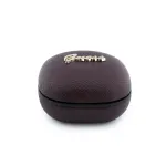 Guess PU Grained Script Metal Logo ENC TWS Wireless Earphones