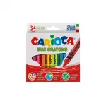 Va&scaron;kinės kreidelės CARIOCA 24 spalvos, nuplaunamos, vnt.