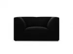 Velvet Armchair, "Siena", 1 Seat, 120x92x69 Made in Europe