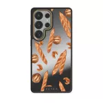 No Crumbs - Samsung Galaxy S25 Ultra Case, Elite Mirror Dark (Magnetic) / Gold