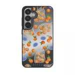 Helios - Samsung Galaxy S25 Plus Case, Elite Mirror Dark (Magnetic) / Silver
