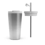 Silver Lining - Travel Mug, 500 ml / Flap & Straw Set