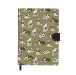 Curious Cat - Notebook, A5 (14.8 x 21cm) / Grid