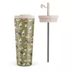 Curious Cat - Travel Mug, 700 ml / Flap & Straw Set