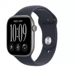 Watch Series 12 GPS+Cellular 46mm Space Grey Aluminium Case with Navy Blue Sport Band - M/L