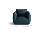 Armchair, "Nimes", 1 Seat, 95.5x87x80 Made in Europe