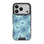 Blue Gaze - iPhone 17 Pro Case, Elite Dark (MagSafe) / Silver