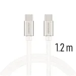 Swissten Textile Universal Quick Charge 3.0 USB-C to USB-C Data and Charging Cable 1.2m