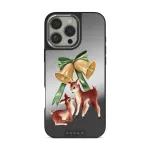 Baby Rudolph - iPhone 16 Pro Case, Elite Mirror Dark (MagSafe) / Silver
