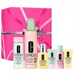 CLINIQUE_SET Great Skin Everywhere For Combination Oily Skin All About Clean żel do mycia twarzy 200ml + Clarifying Lotion 3 tonik złuszczający 487ml + Dramatically Different Moisturizing Gel żel nawilżający 125ml + żel do mycia twarzy 30ml + tonik