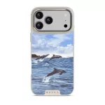 Retro Splash - iPhone 17 Pro Max Case, Elite Light (MagSafe) / Silver