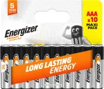 &Scaron;arminė Baterija - Energizer Pirminės AAA/LR03 Baterijos, 10 Vnt.