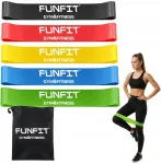 &bdquo;Funfit&ldquo; trumpesnių latekso juostų rinkinys