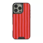 Pomegranate - iPhone 16 Pro Max Case, Elite Dark (MagSafe) / Silver
