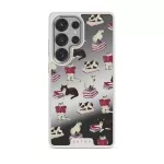 Curious Cat - Samsung Galaxy S25 Ultra Case, Elite Mirror Light (Magnetic) / Silver