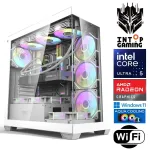 INTOP AQUA Ultra 5 250KF Plus 32GB DDR5 1TB SSD M.2 NVME RX9060XT 16GB WiFi WIN11