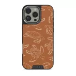 Earth Shell - iPhone 16 Pro Case, Elite Dark (MagSafe) / Silver