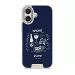 Wine & Dine - iPhone 17 Case, Elite Light (MagSafe) / Silver