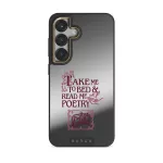 Read Me - Samsung Galaxy S25 Case, Elite Mirror Dark (Magnetic) / Gold
