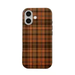 Autumn Plaid - iPhone 16 Plus Case, Tough (MagSafe) / N/A
