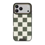 Retro Grid - iPhone 17 Pro Max Case, Elite Dark (MagSafe) / Gold