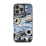 Finish Line - iPhone 16 Pro Max Case, Elite Mirror Dark (MagSafe) / Silver