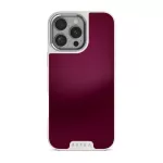 Dark Cherry - iPhone 16 Pro Max Case, Elite Light (MagSafe) / Silver