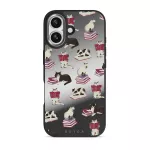 Curious Cat - iPhone 17 Case, Elite Mirror Dark (MagSafe) / Gunmetal
