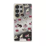 Curious Cat - Samsung Galaxy S25 Ultra Case, Elite Mirror Light (Magnetic) / Gold
