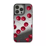Cherrybomb - iPhone 16 Pro Max Case, Elite Mirror Dark (MagSafe) / Silver