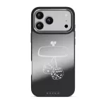 City Lights - iPhone 17 Pro Max Case, Elite Mirror Dark (MagSafe) / Silver