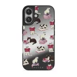 Curious Cat - iPhone 16 Case, Elite Mirror Dark (MagSafe) / Gunmetal