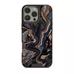 Enchanted Mirror - Marble iPhone 16 Pro Case, Elite Dark (MagSafe) / Gunmetal