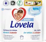 &bdquo;Lovela Baby&ldquo; skalbimo kapsulės, skirtos baltiems ir spalvotiems vaikų drabužiams, 36 vnt.