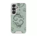 Scorpio - Samsung Galaxy S25 Case, Elite Light (Magnetic) / Silver / Turquoise