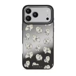 Snooze - iPhone 17 Pro Max Case, Elite Mirror Dark (MagSafe) / Silver