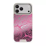 Pink Shores - iPhone 17 Pro Max Case, Elite Mirror Light (MagSafe) / Silver