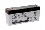 Akumuliatorius (AGM) SSB SB (3.4Ah, 6V, F1, VRLA)
