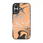 High Vibrations - Color Swirl iPhone 16 Case, Elite Mirror (MagSafe) / Gunmetal