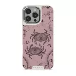 Cancer - iPhone 16 Pro Max Case, Elite Light (MagSafe) / Silver / Pink