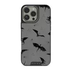 Draco - iPhone 16 Pro Max Case, Elite Dark (MagSafe) / Silver