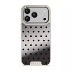 Red Velvet - iPhone 17 Pro Case, Elite Mirror Light (MagSafe) / Silver